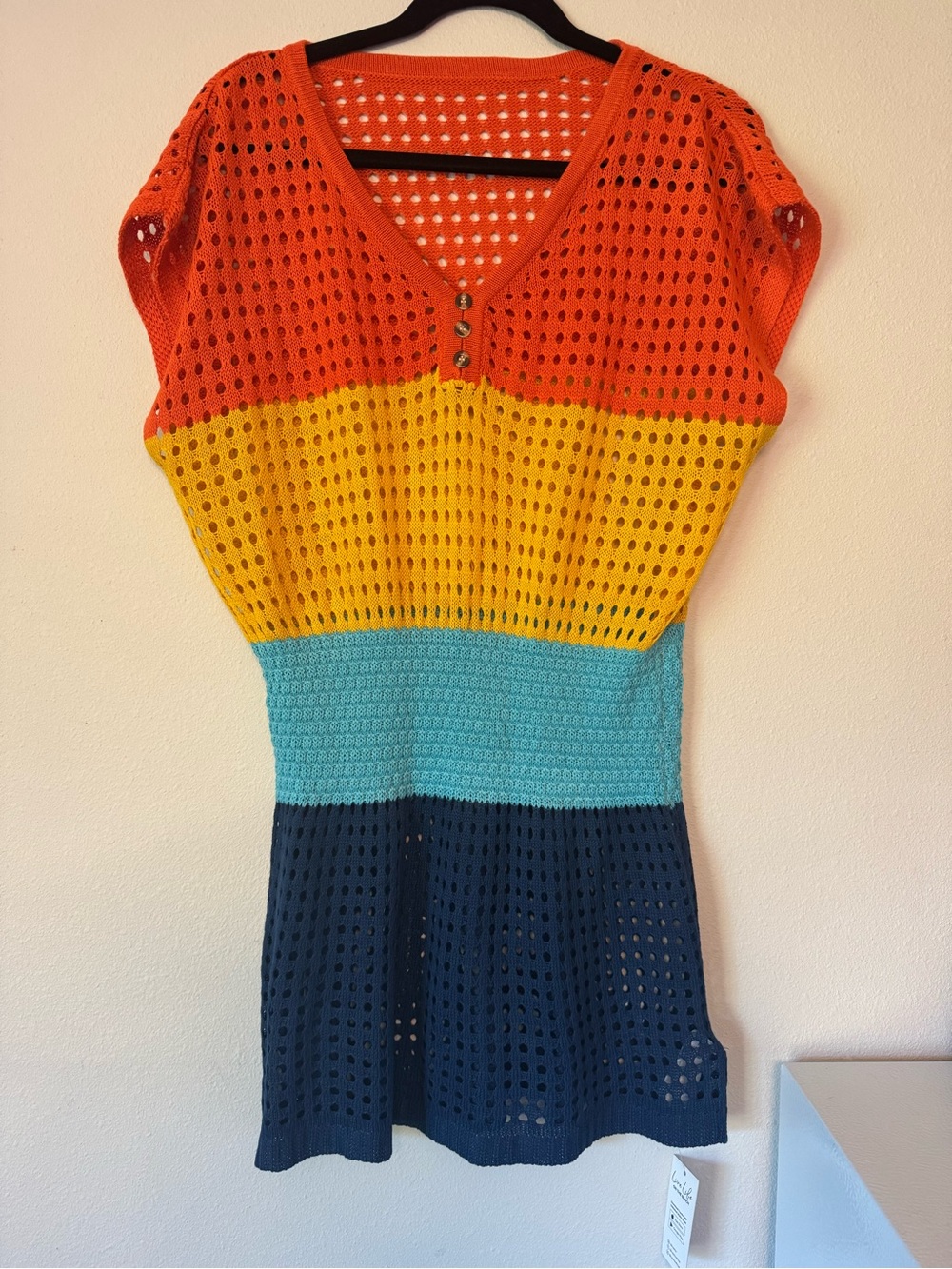 NWT Cupshe Colorblock Swim Cover